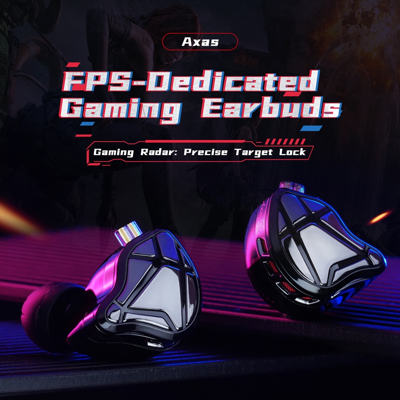 Telephone Headset Office - KZ Axas FPS-Dedicated In Ear Gaming
