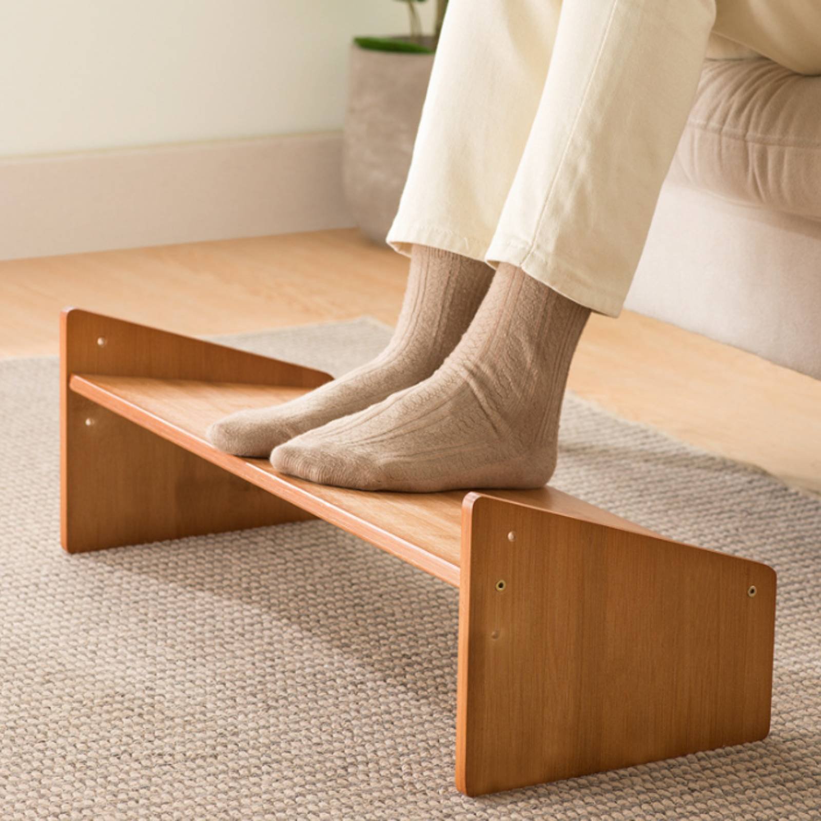 Office Furniture Ergonomic - Under Desk Footrest Wide Surface Office