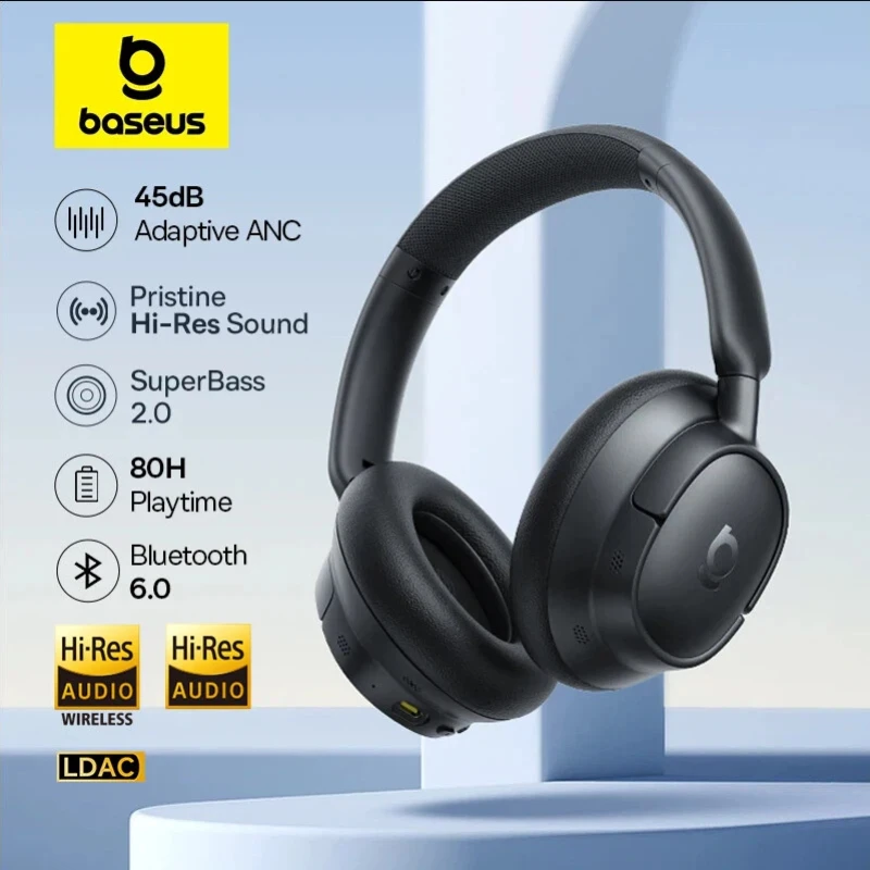 Telephone Headset Office - Baseus EH10 NC ANC Wireless Headphones