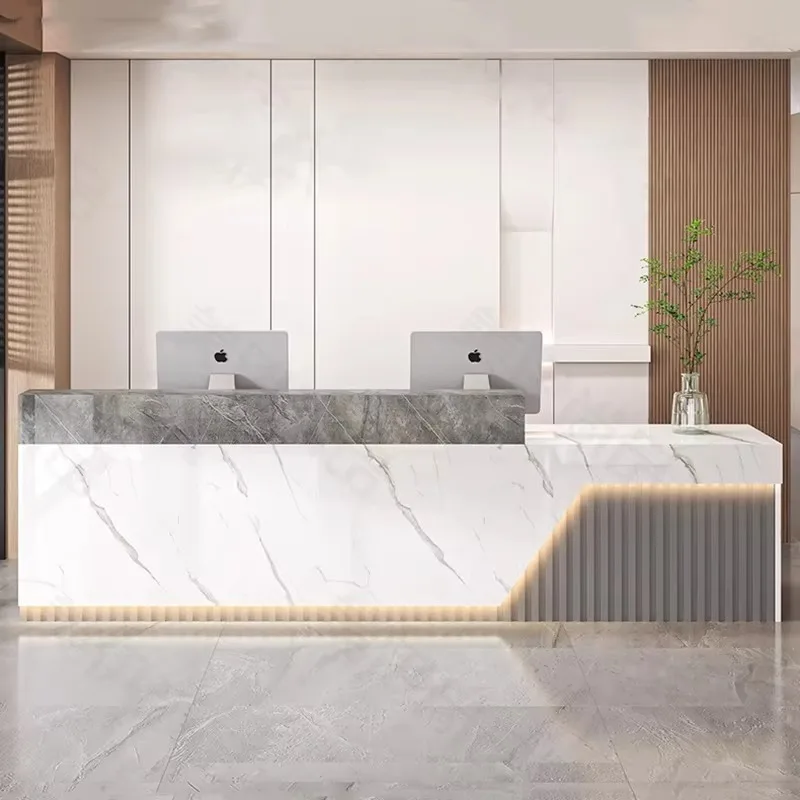 Office Furniture Bali - Modern Luxury Reception Desks Nordic Office