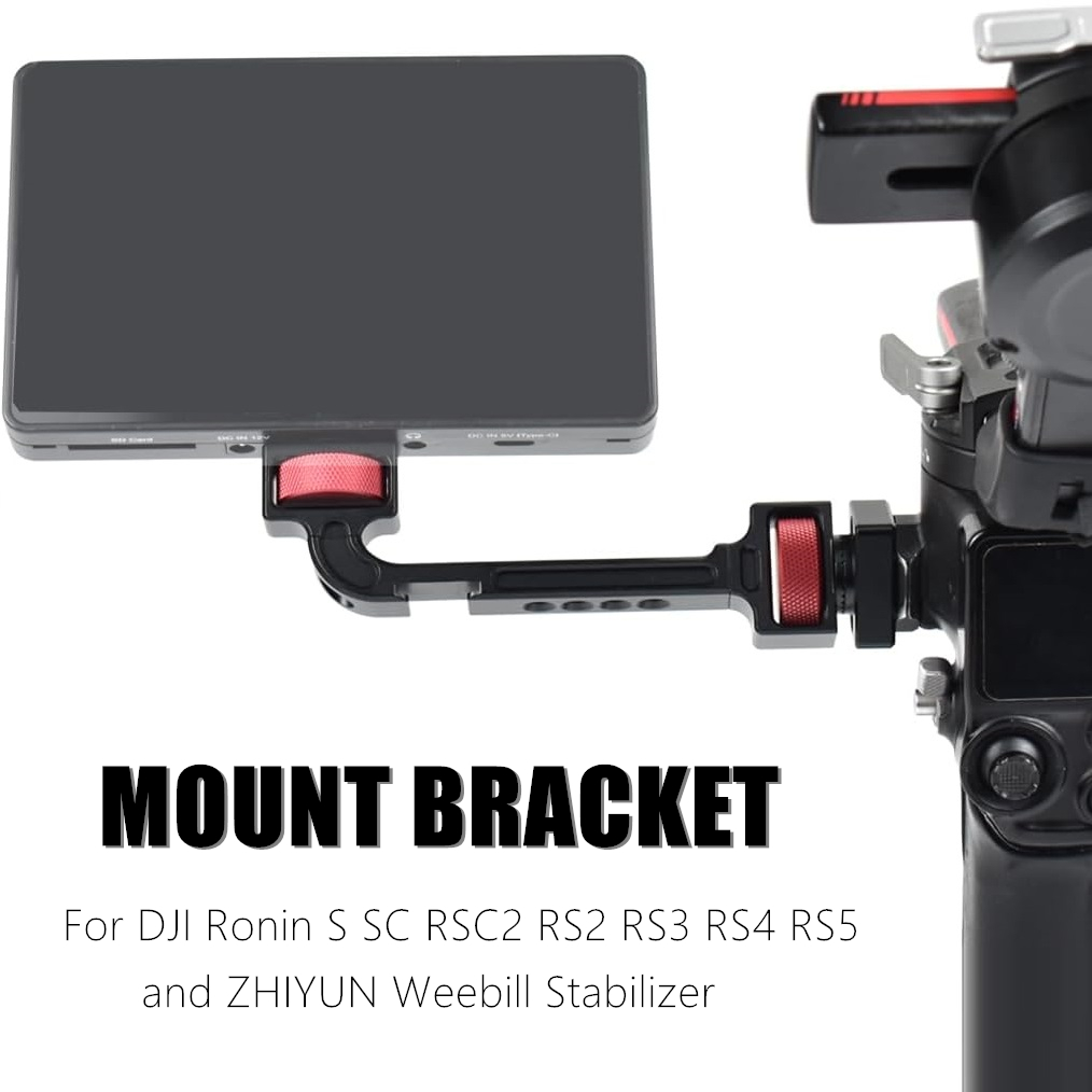 Adjustable Monitor Mount - 360°Adjustable Stabilizer Extension Adapter, Monitor Mount