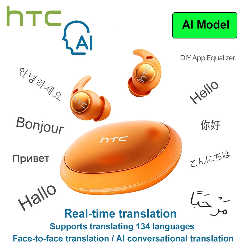 Telephone Headset Office - HTC NE76 Sleep Earbuds AI Translator