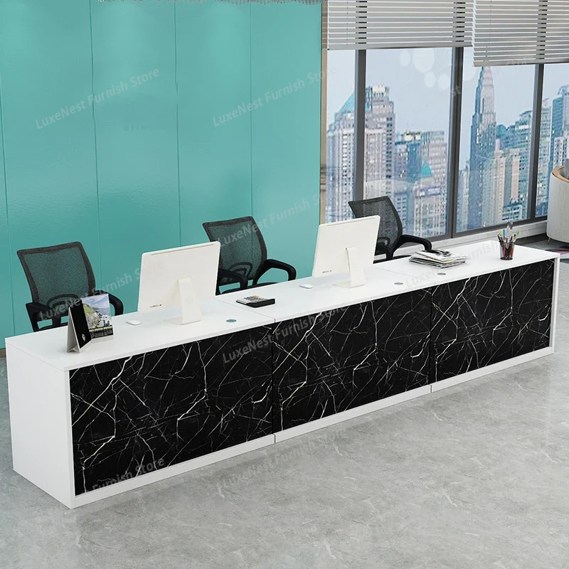 Office Furniture Bali - Nordic Salon Reception Desks Cashier Beauty