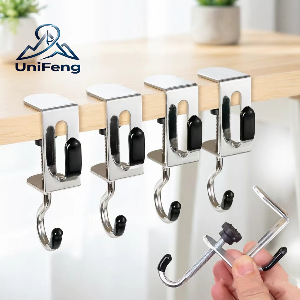 Telephone Headset Office - 1/10x Adjustable Desk Edge Hook Gaming