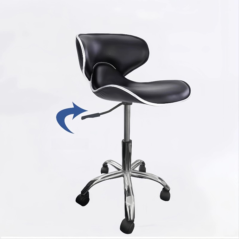 Office Furniture Ergonomic - ‌Height-Adjustable PU Saddle Chair ，360° Swivel