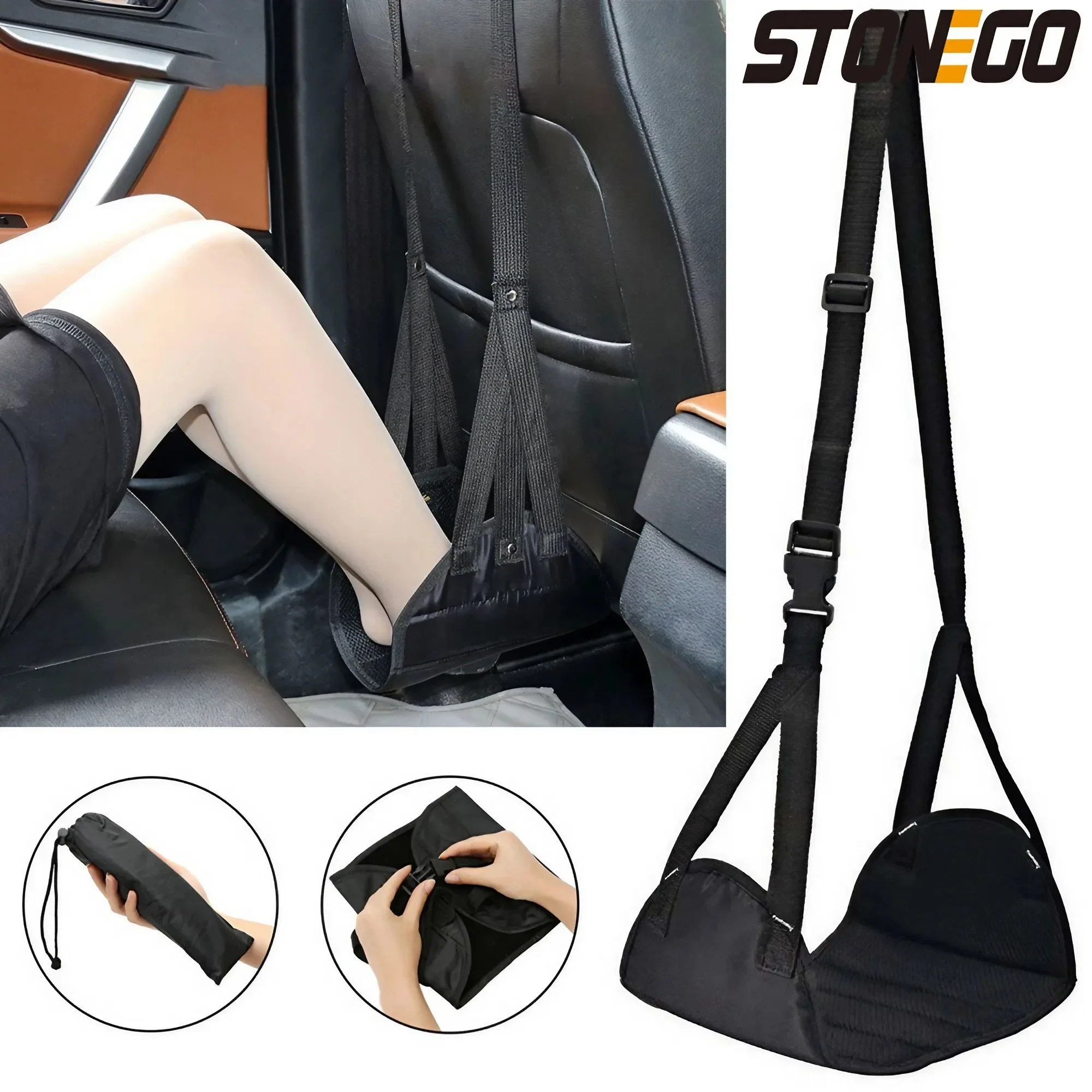 Office Furniture Ergonomic - Car Foot Rest Portable Office Leisure