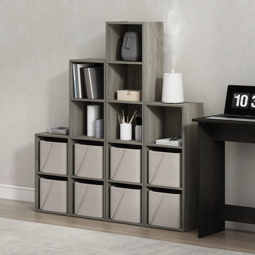 Modern 5‑Tier Cube Bookshelf W - Bookshelf 5 Tier recension och pris