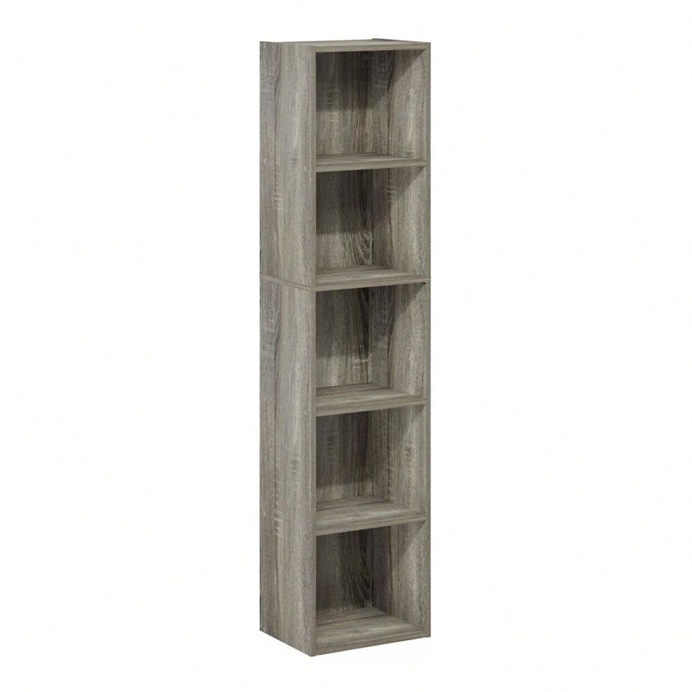 Modern 5‑Tier Cube Bookshelf W - Bookshelf 5 Tier recension och pris