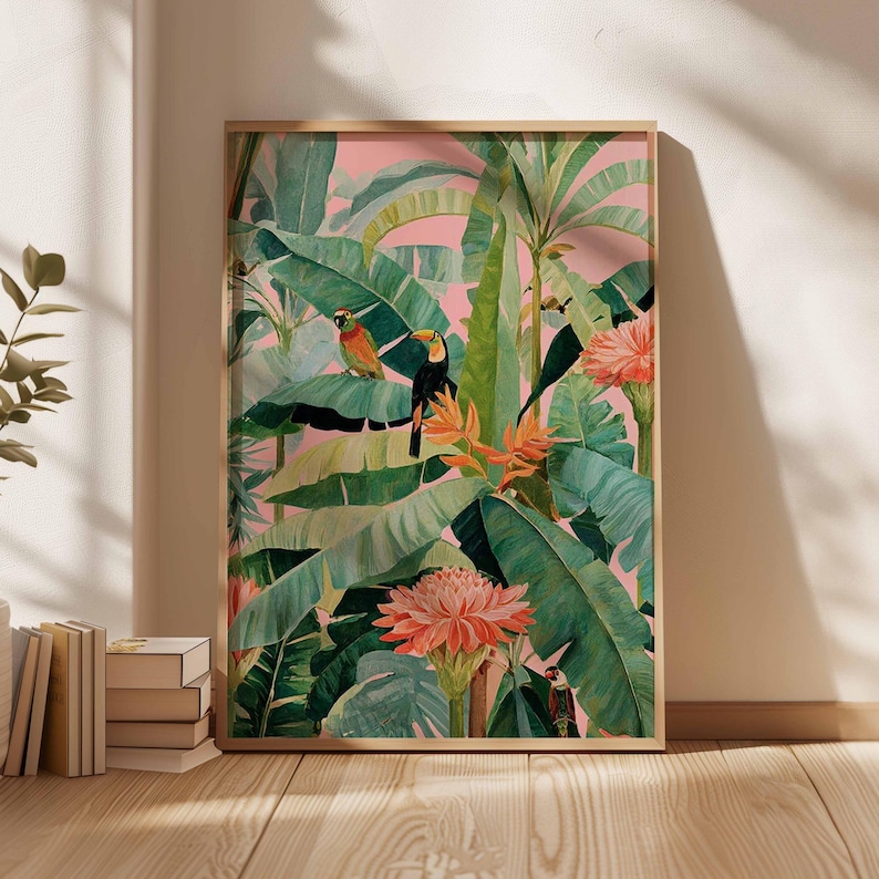 1pc Retro Tropical Canvas Post - Office Furniture Loft recension och pris