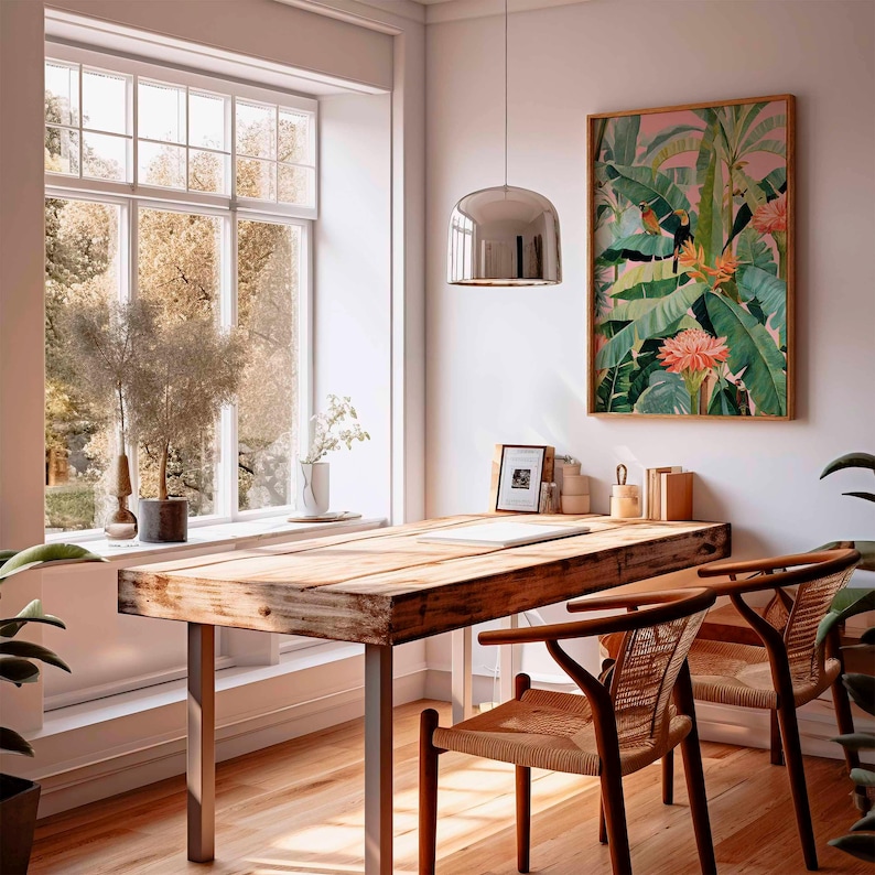 1pc Retro Tropical Canvas Post - Office Furniture Loft recension och pris