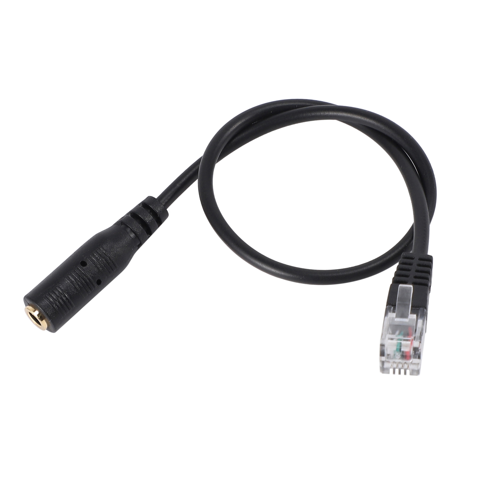 Dec.-3.5mm Plug Jack to RJ9 fo - Telephone Headset Office recension och pris