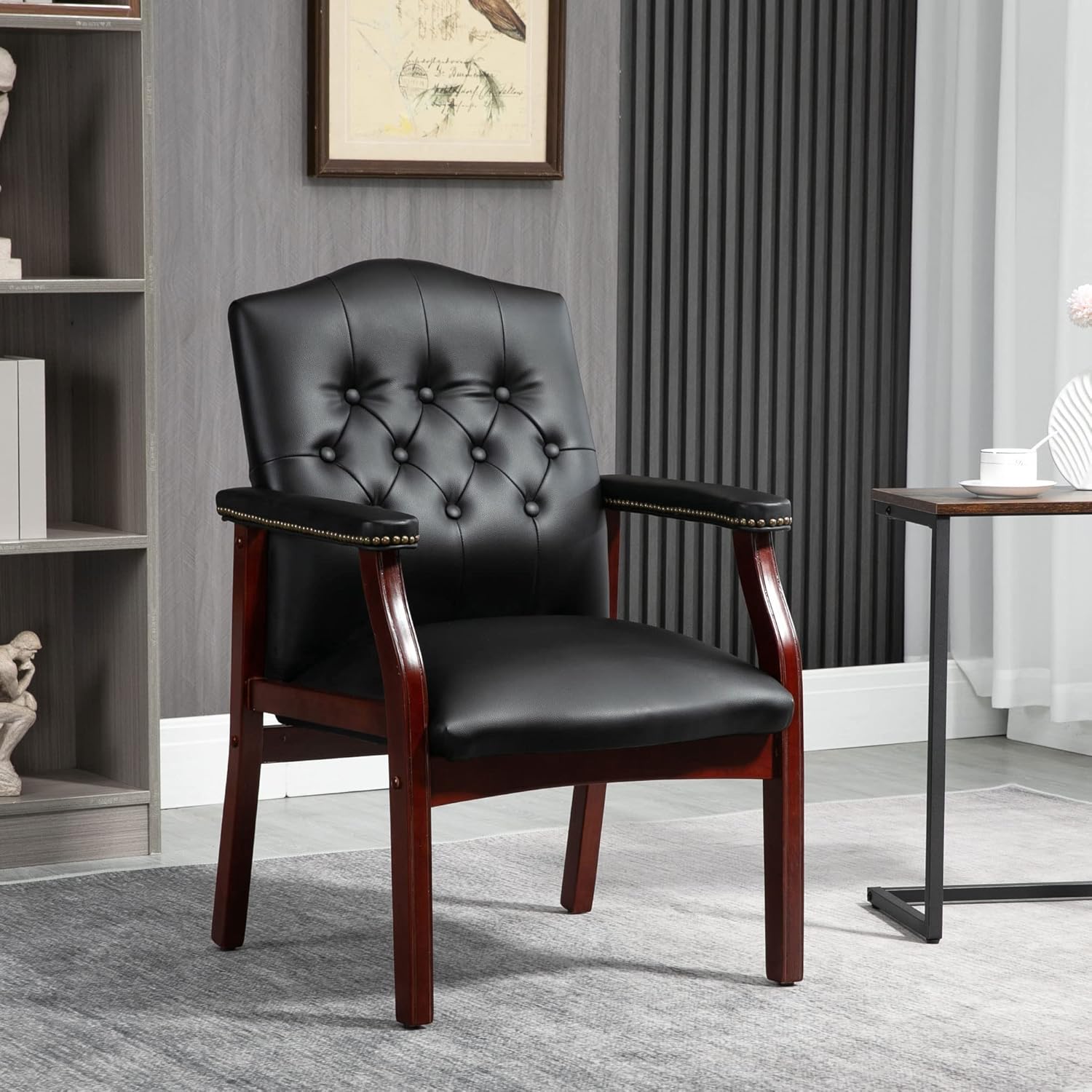 Black Leather Office Chairs Se - Office Furniture Ergonomic recension och pris