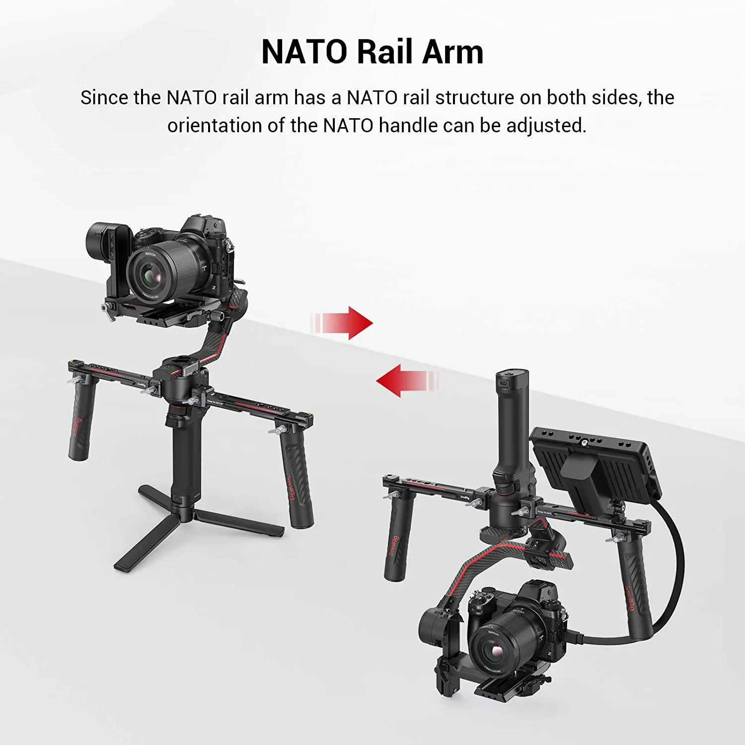 SmallRig 3027 Adjustable Dual  - Adjustable Monitor Mount recension och pris