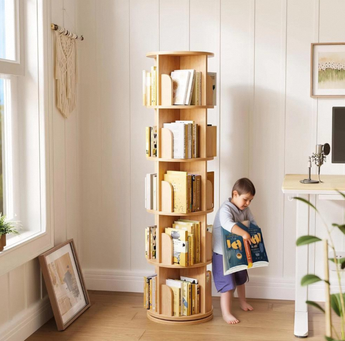 Baby Cabinet 5 Tall Tiers Floo - Bookshelf 5 Tier recension och pris