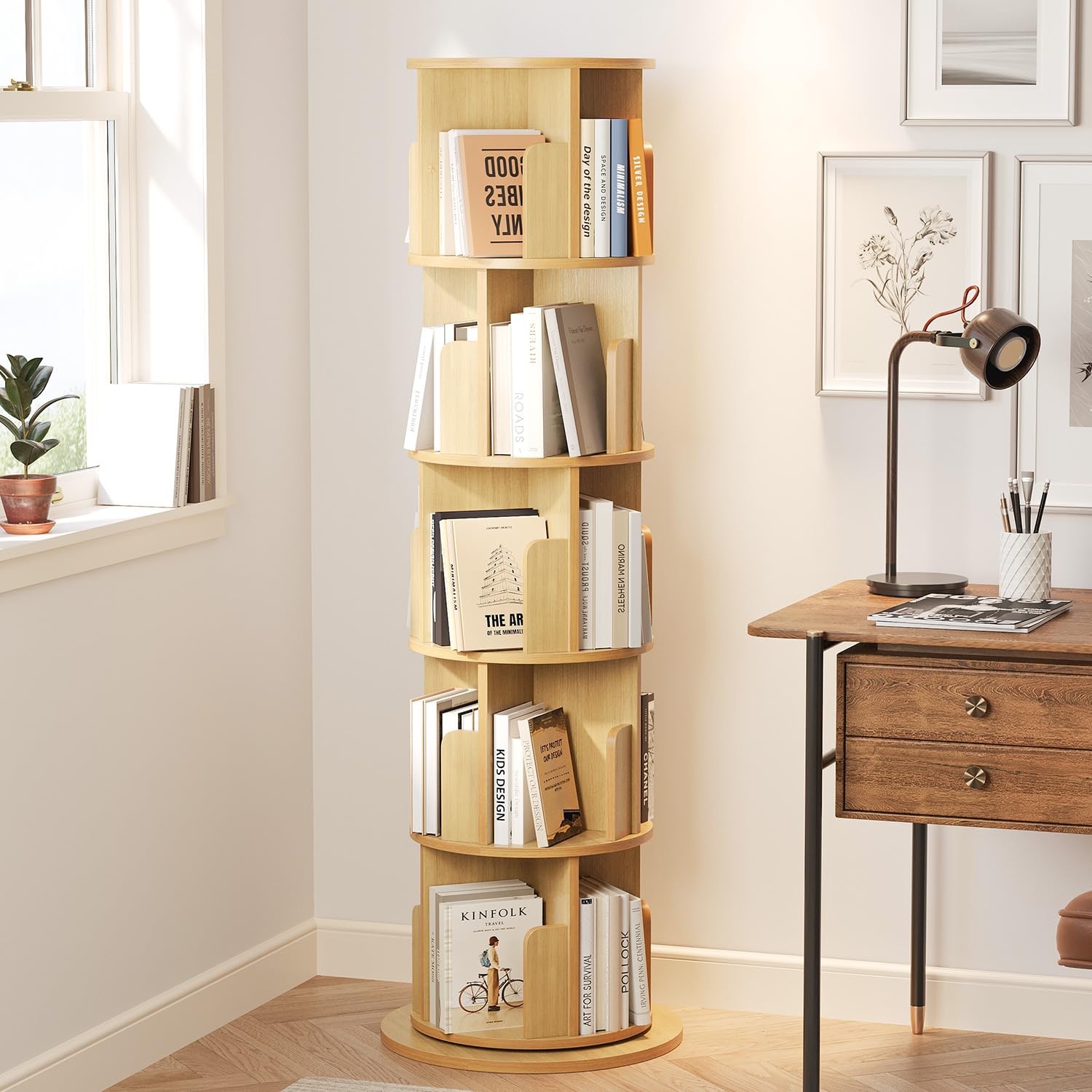 Baby Cabinet 5 Tall Tiers Floo - Bookshelf 5 Tier recension och pris