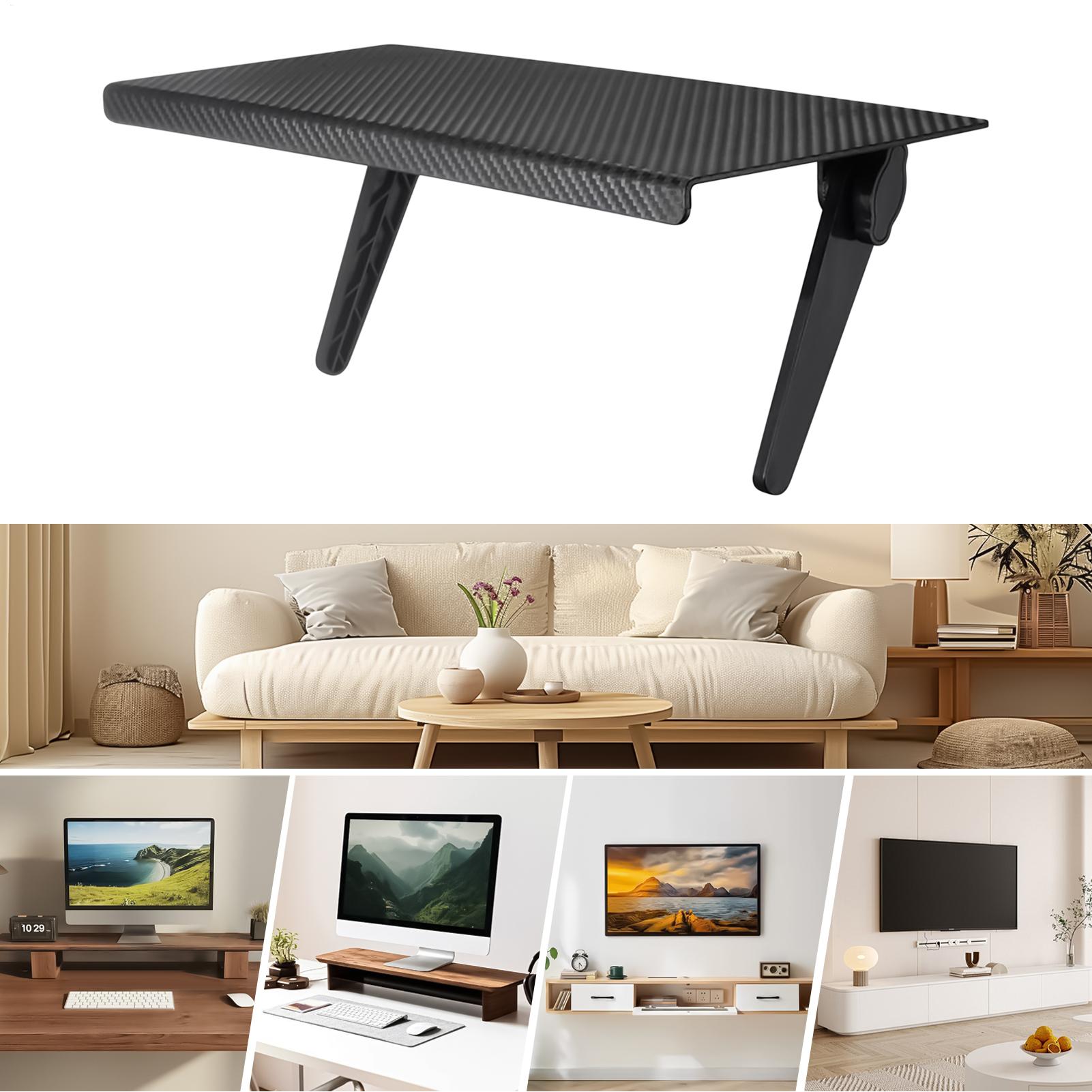 TV Shelf For Cable Box 13in DV - Adjustable Monitor Mount recension och pris