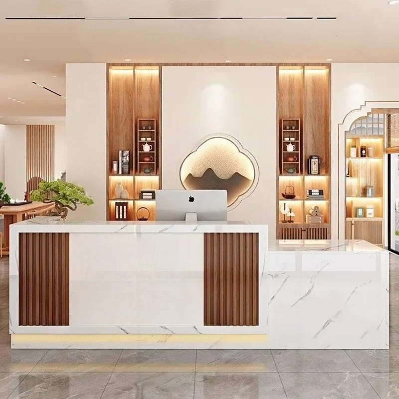 Podium Salon Reception Desks B - Office Furniture Bali recension och pris