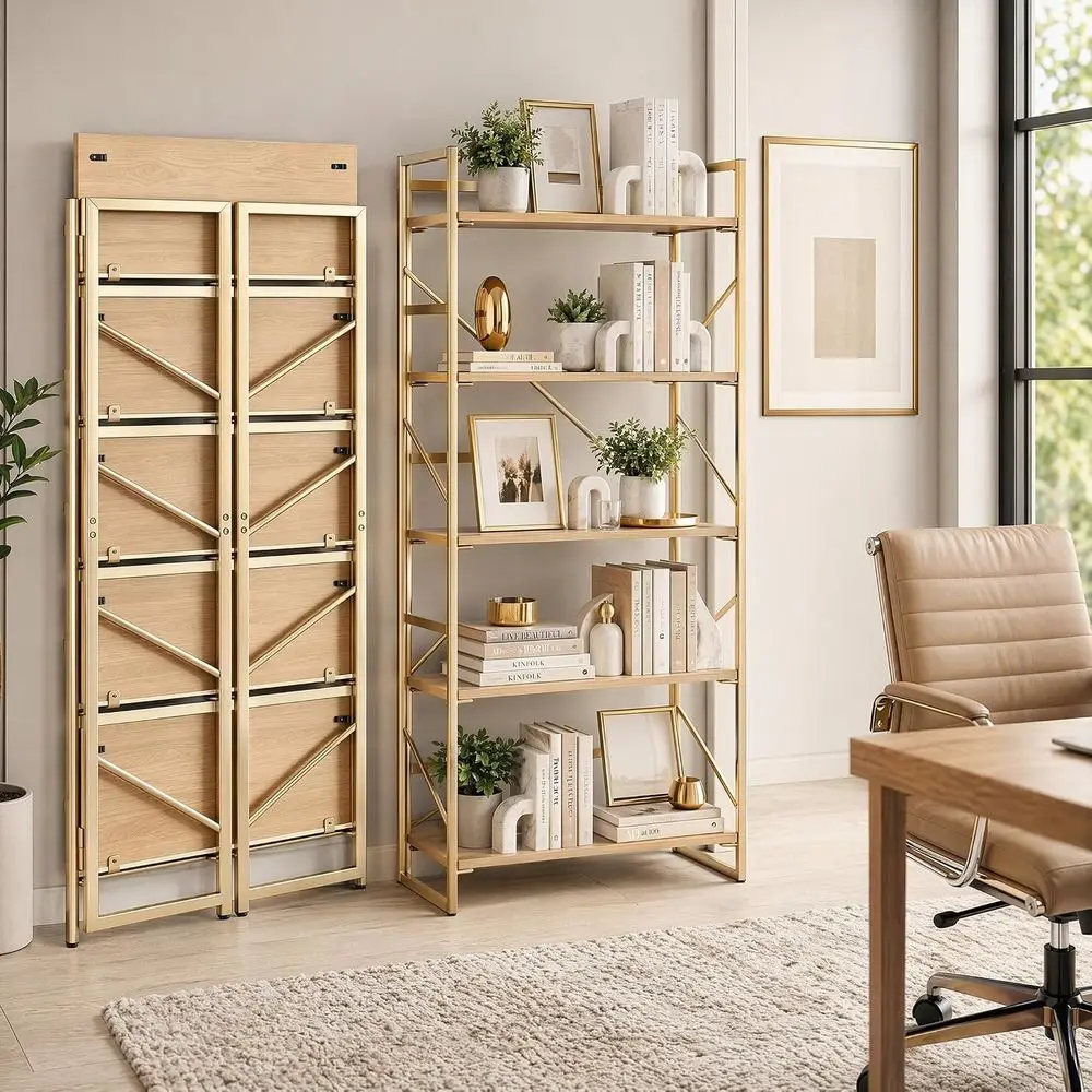 2-in-1 Convertible Bookshelf,  - Bookshelf 5 Tier recension och pris