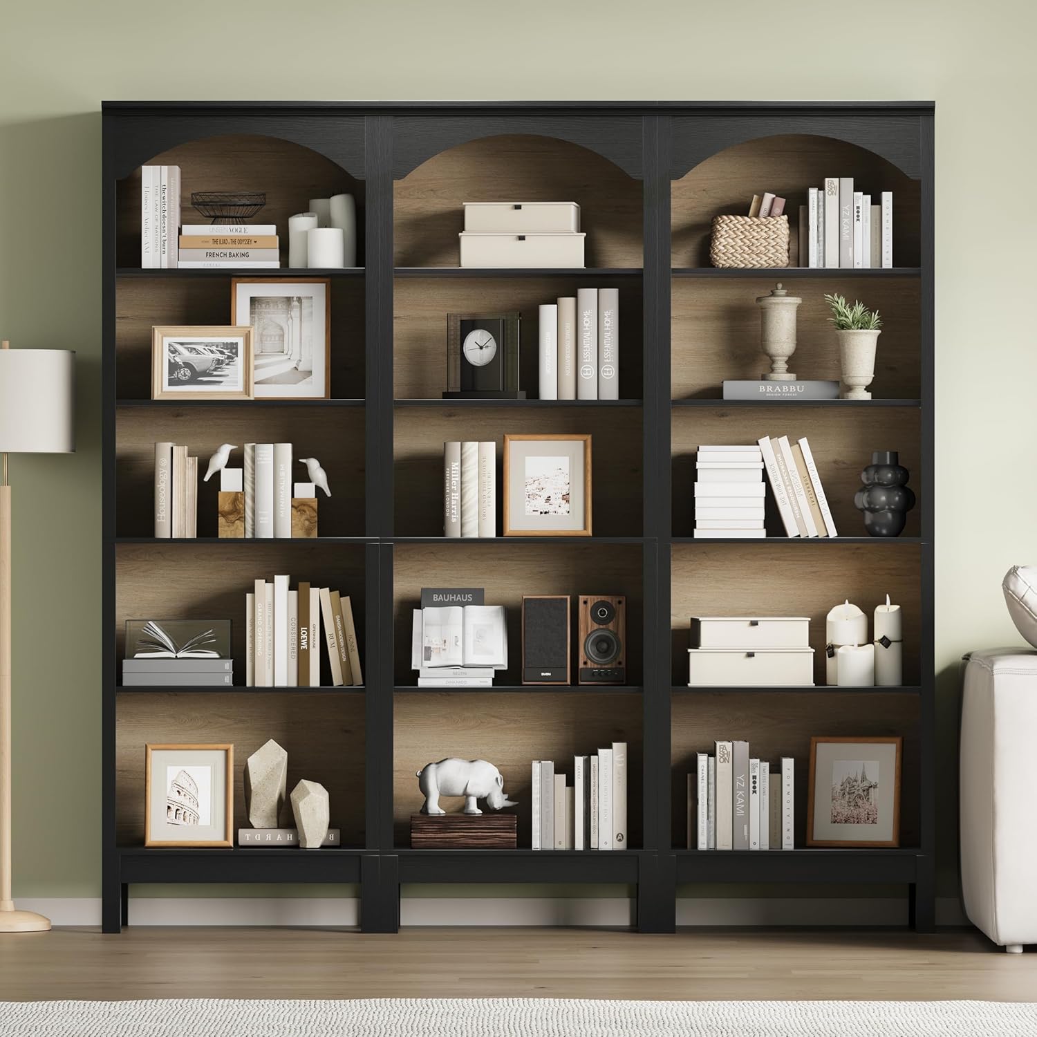 Arched Bookshelf with 5 Tier O - Bookshelf 5 Tier recension och pris