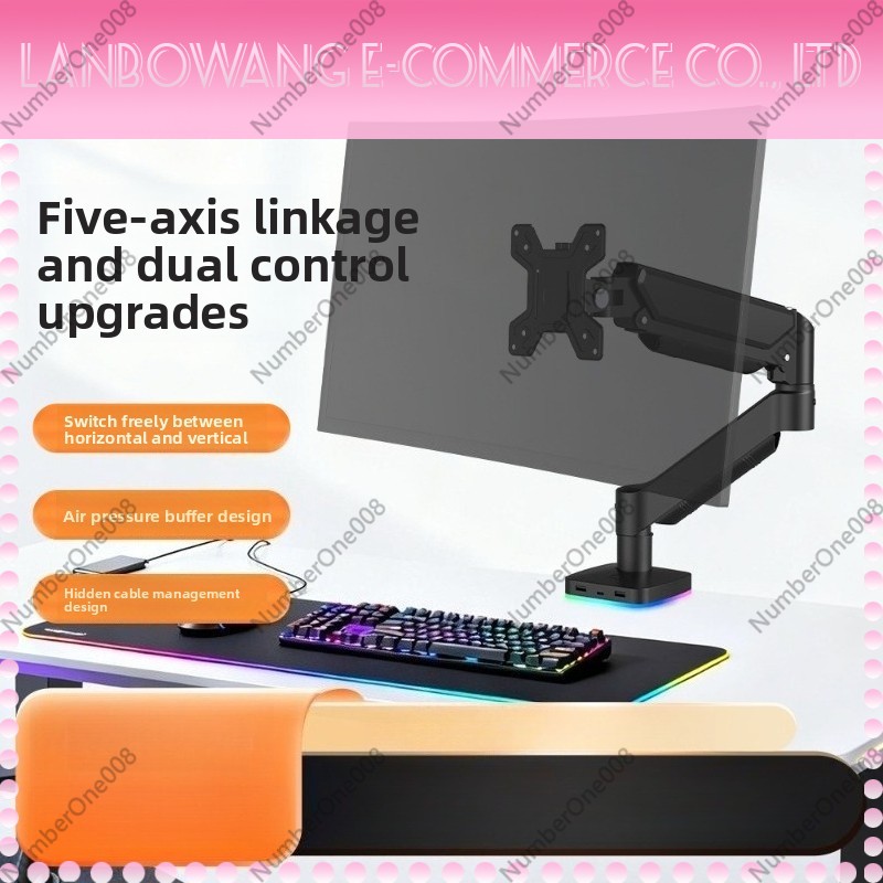 Monitor Arm with Type C USB In - Adjustable Monitor Mount recension och pris