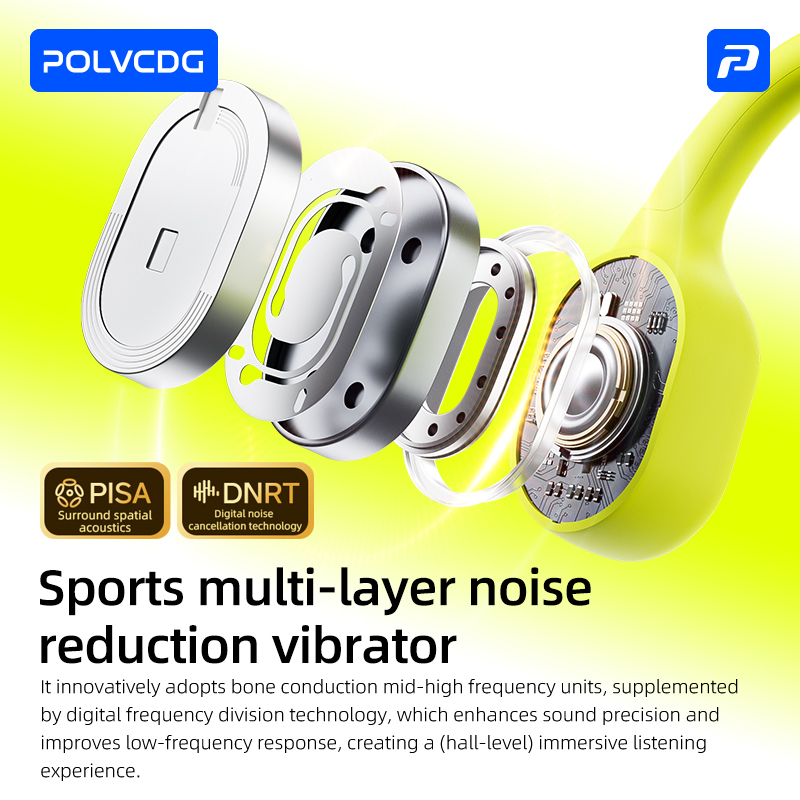 POLVCDG 8G Memory Bone-Conduct - Telephone Headset Office recension och pris