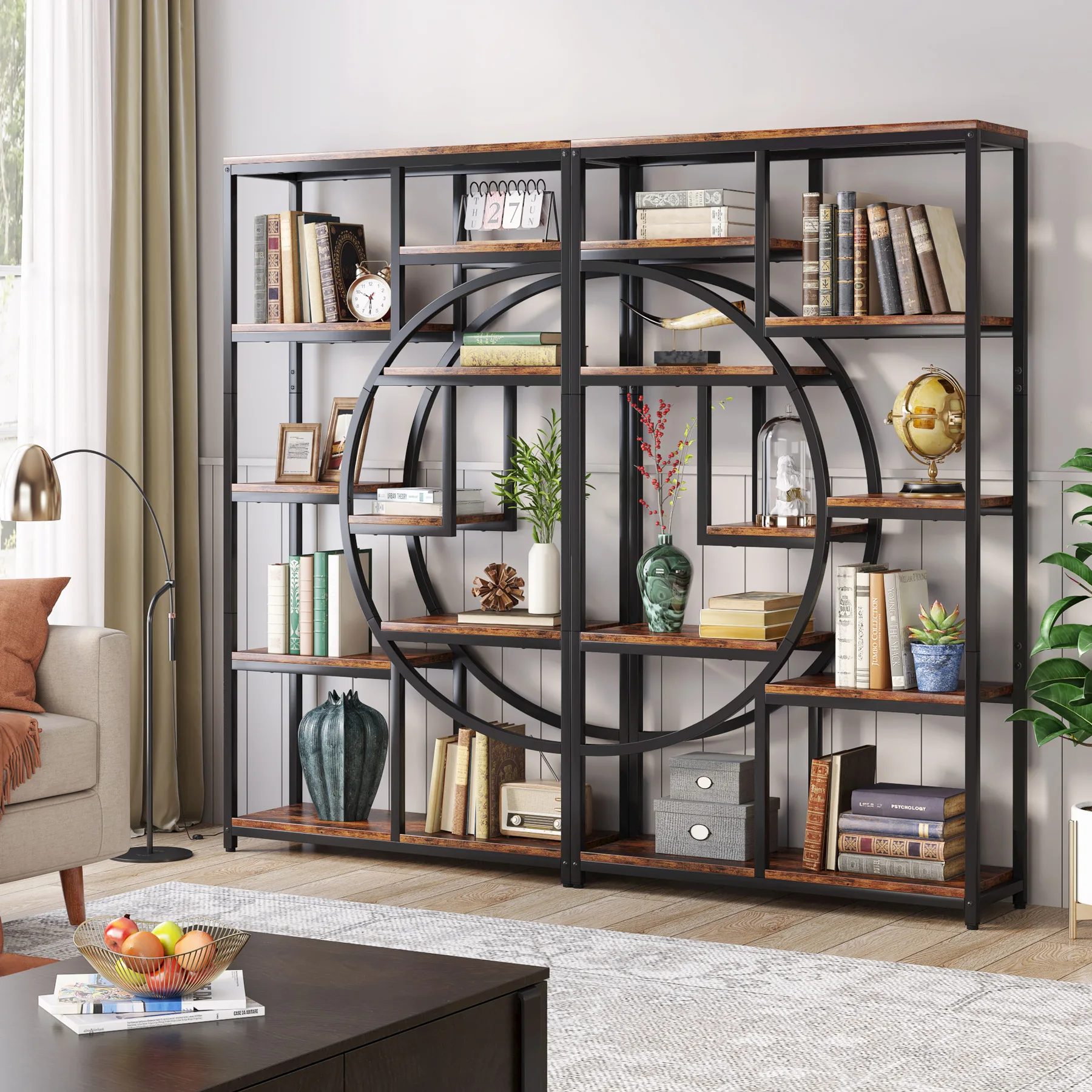 Tribesigns Bookshelf Industria - Bookshelf 5 Tier recension och pris
